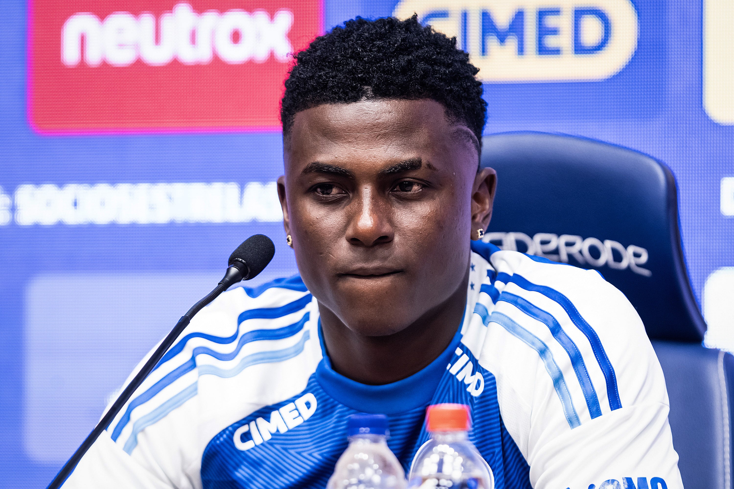 Néiser Villarreal, delantero del Cruzeiro / Twitter: @Cruzeiro.