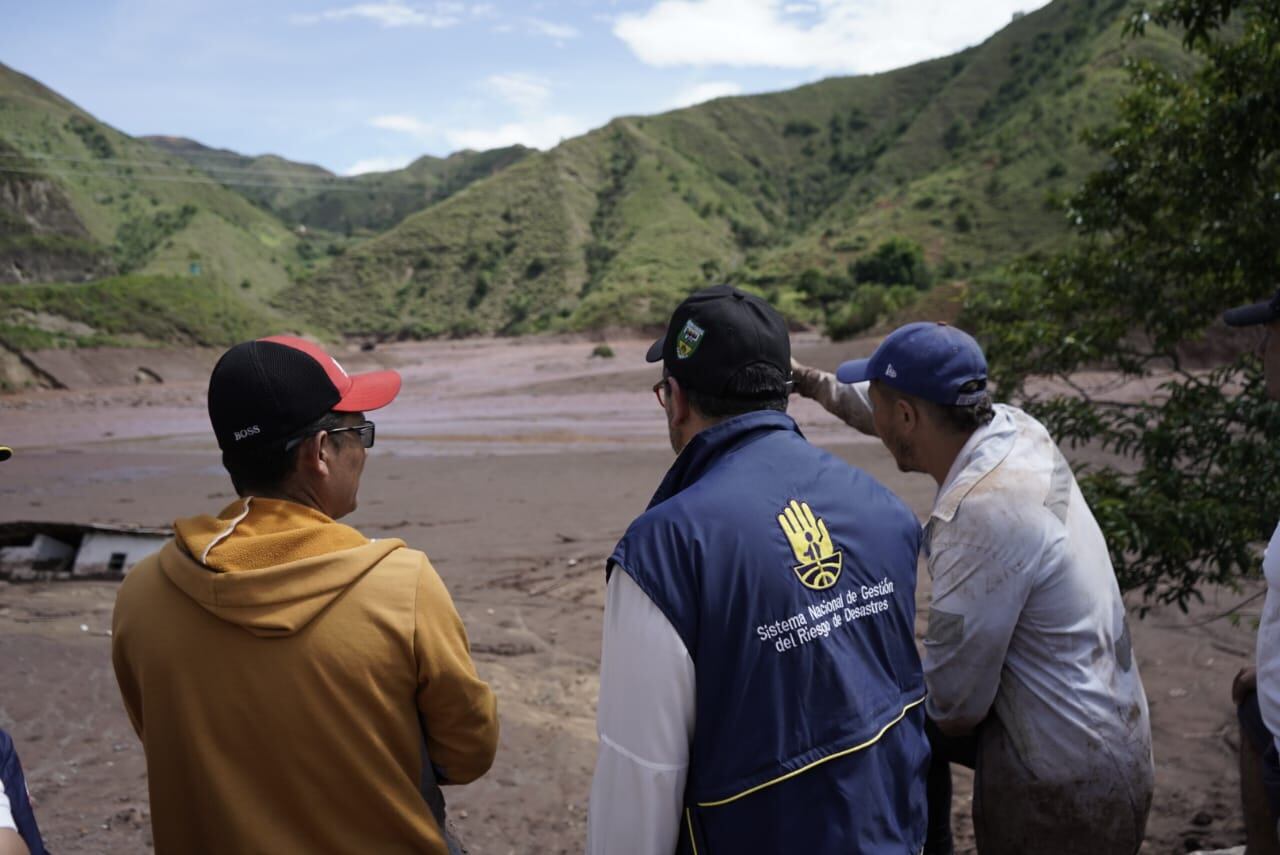 Avalancha zona rural de Abrego
