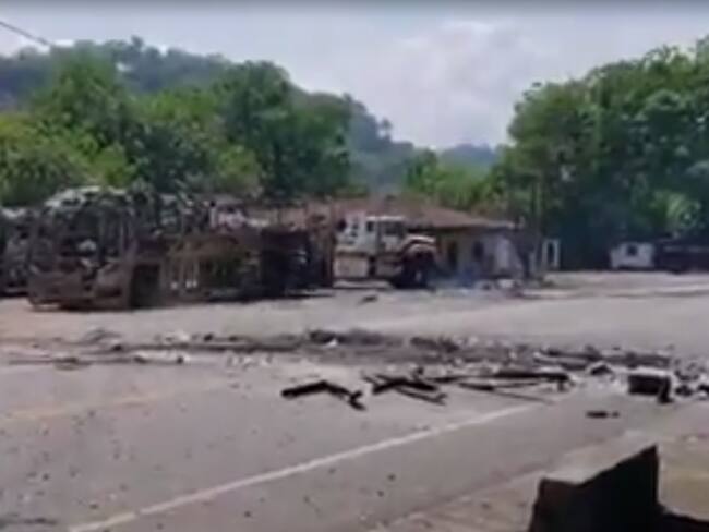 En el municipio de Tarazá, se registró un hostigamiento contra el Ejército Nacional