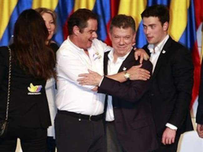Santos y su gabinete celebraron en el norte de Bogotá