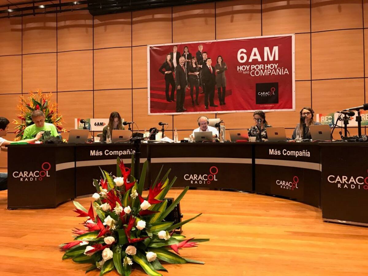 Allí llegó el equipo de 6AM Hoy por Hoy, de Caracol Radio, para originar este viernes el programa de mayor audiencia en América Latina.