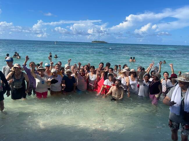 Sueño cumplido, más de 100 adultos mayores del Chipaque Cundinamarca visitaron San Andrés