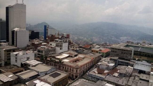 Centro de la ciudad de Manizales.
