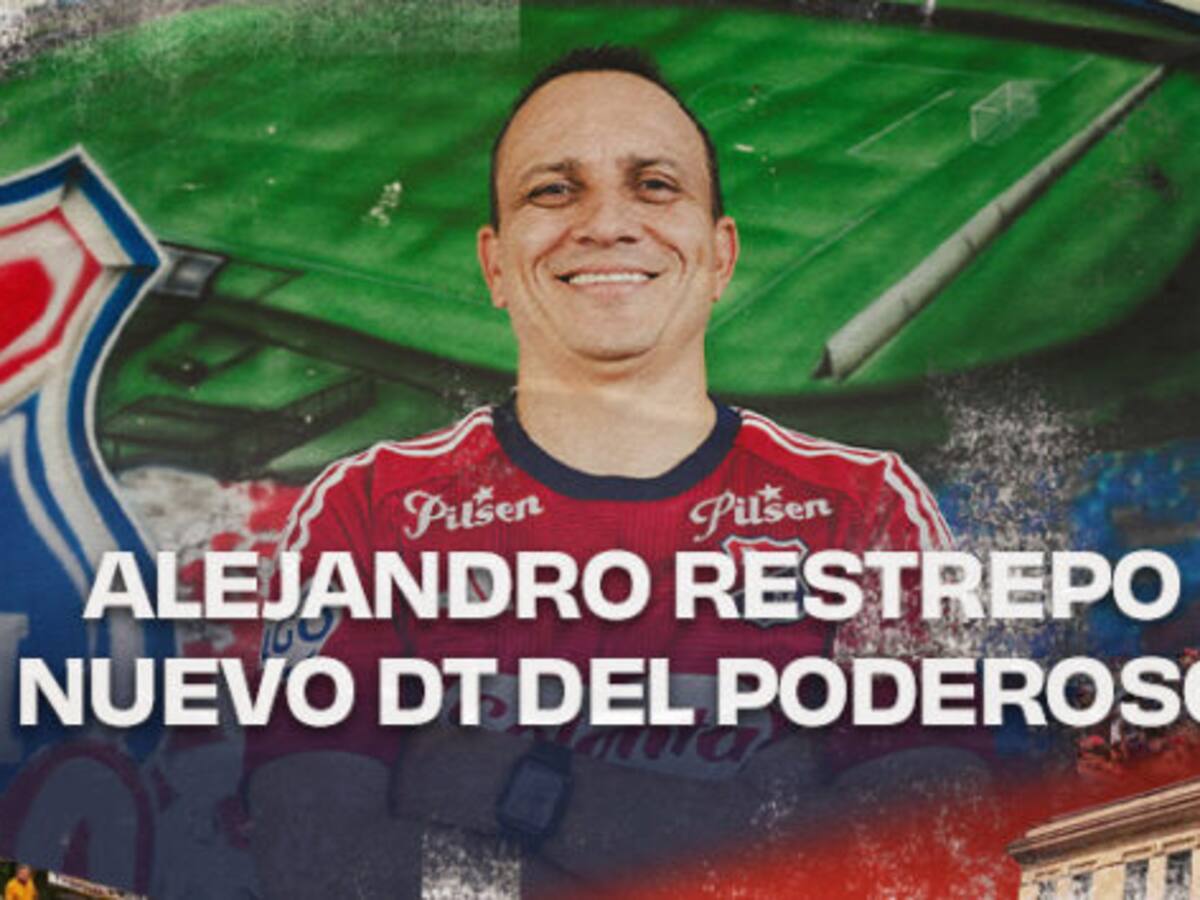 ¡Oficial! Alejandro Restrepo es nuevo entrenador del Independiente Medellín