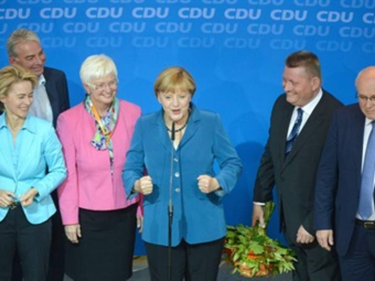"Ha sido un resultado excelente y actuaremos con responsabilidad": Merkel