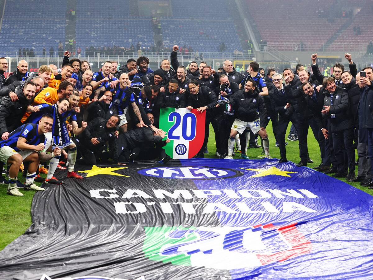 Inter se corona campeón de la Serie A venciendo a su máximo rival, el Milan