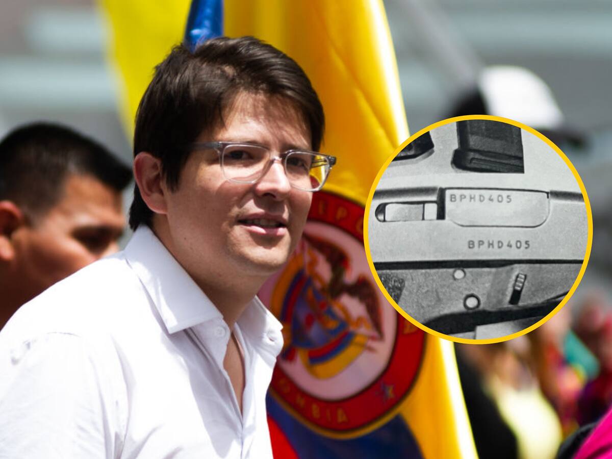 La primera escala de la pistola con la que atentaron contra Miguel Uribe