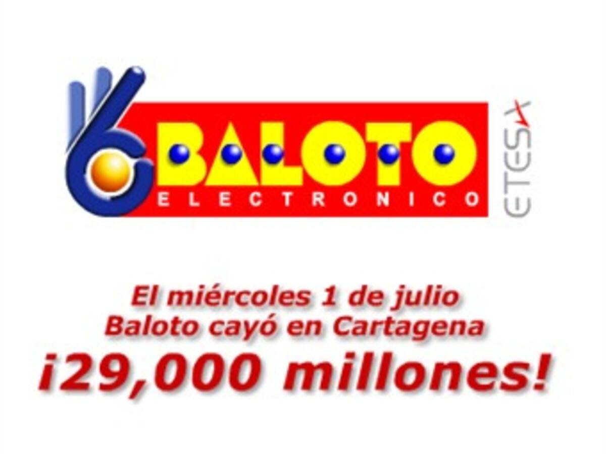 El Baloto cayó en Cartagena, el ganador recibirá 29 mil millones