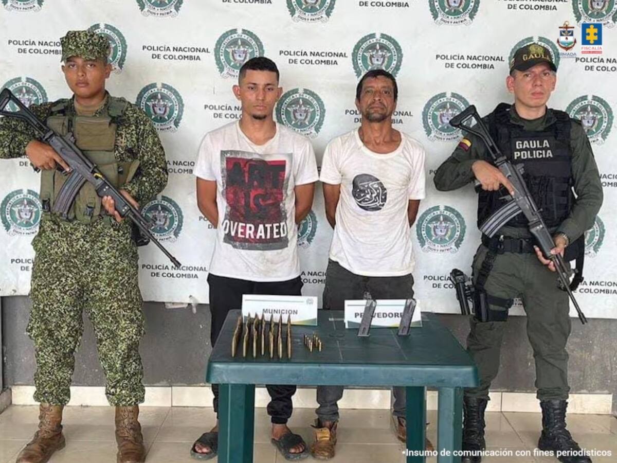 En Bolívar, cárcel a dos hombres señalados de camuflar armamento en carga de plátanos