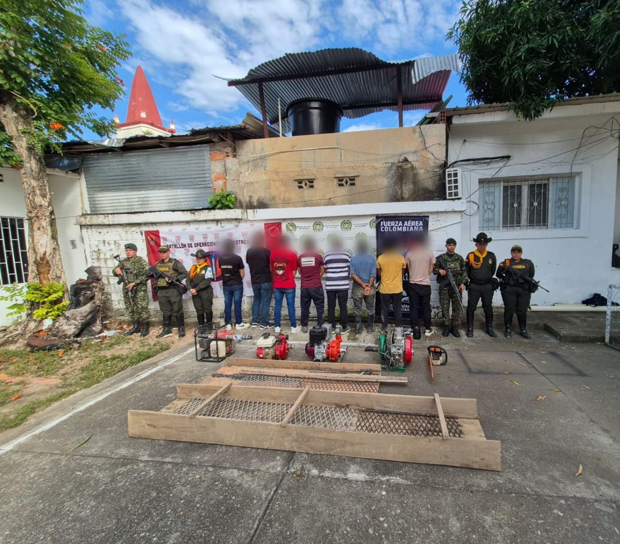 Operación contra minería ilegal en el Tolima