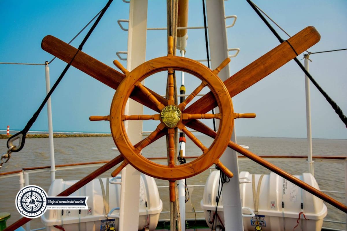 A bordo del Buque Gloria