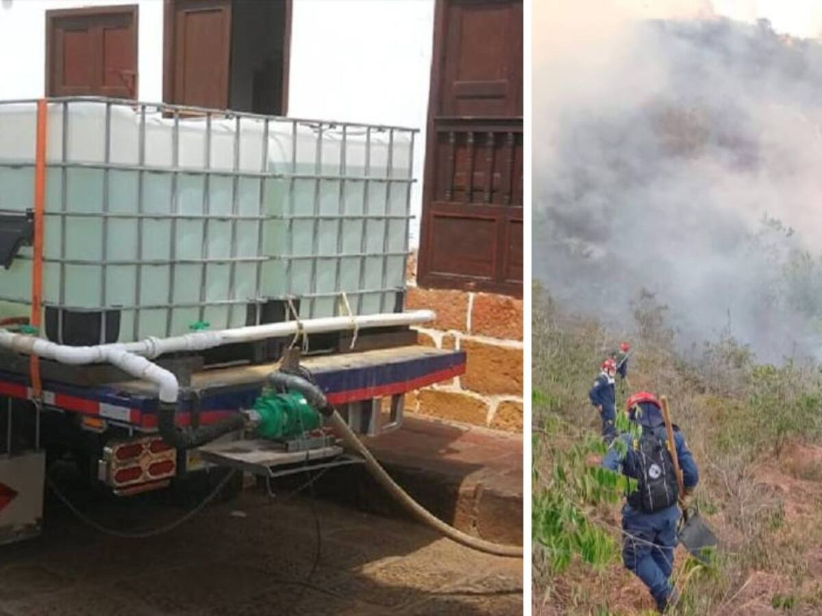 Incendios forestales ponen en alerta 64 municipios: ya hay escasez de agua en 14 de ellos