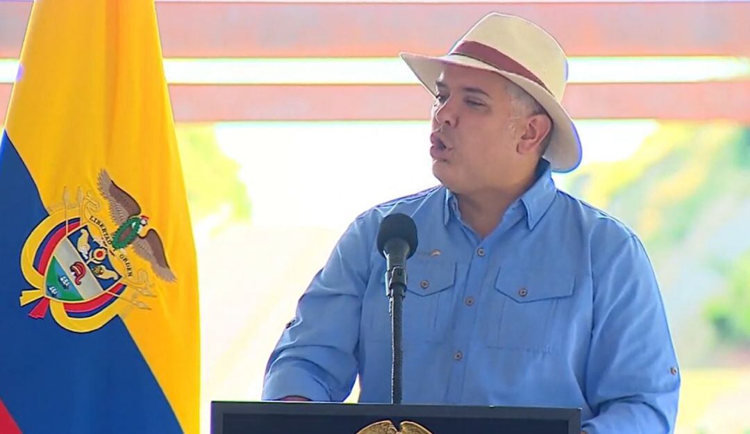 Desde el Huila el presidente Iván Duque invitó a los colombianos a votar este domingo 19 de junio. 