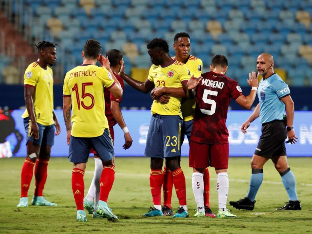 Colombia fue superior ante Venezuela, pero no pudo pasar del empate