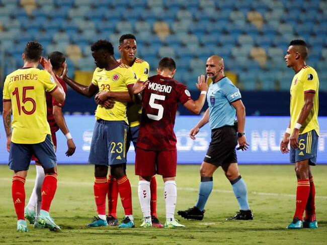 Colombia fue superior ante Venezuela pero no pudo pasar del empate