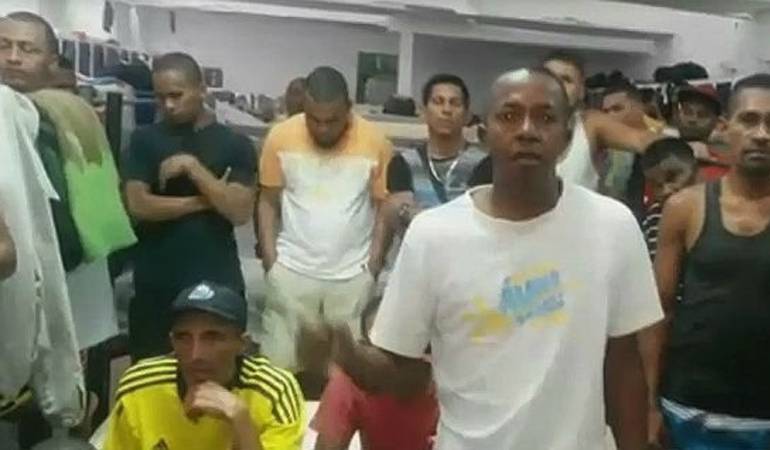 Colombianos detenidos en Venezuela.