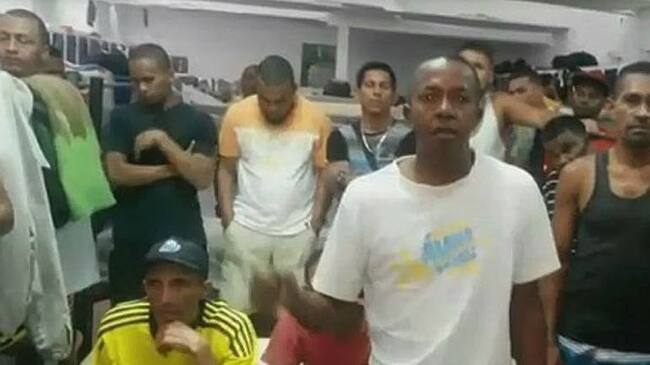 Colombianos detenidos en Venezuela.