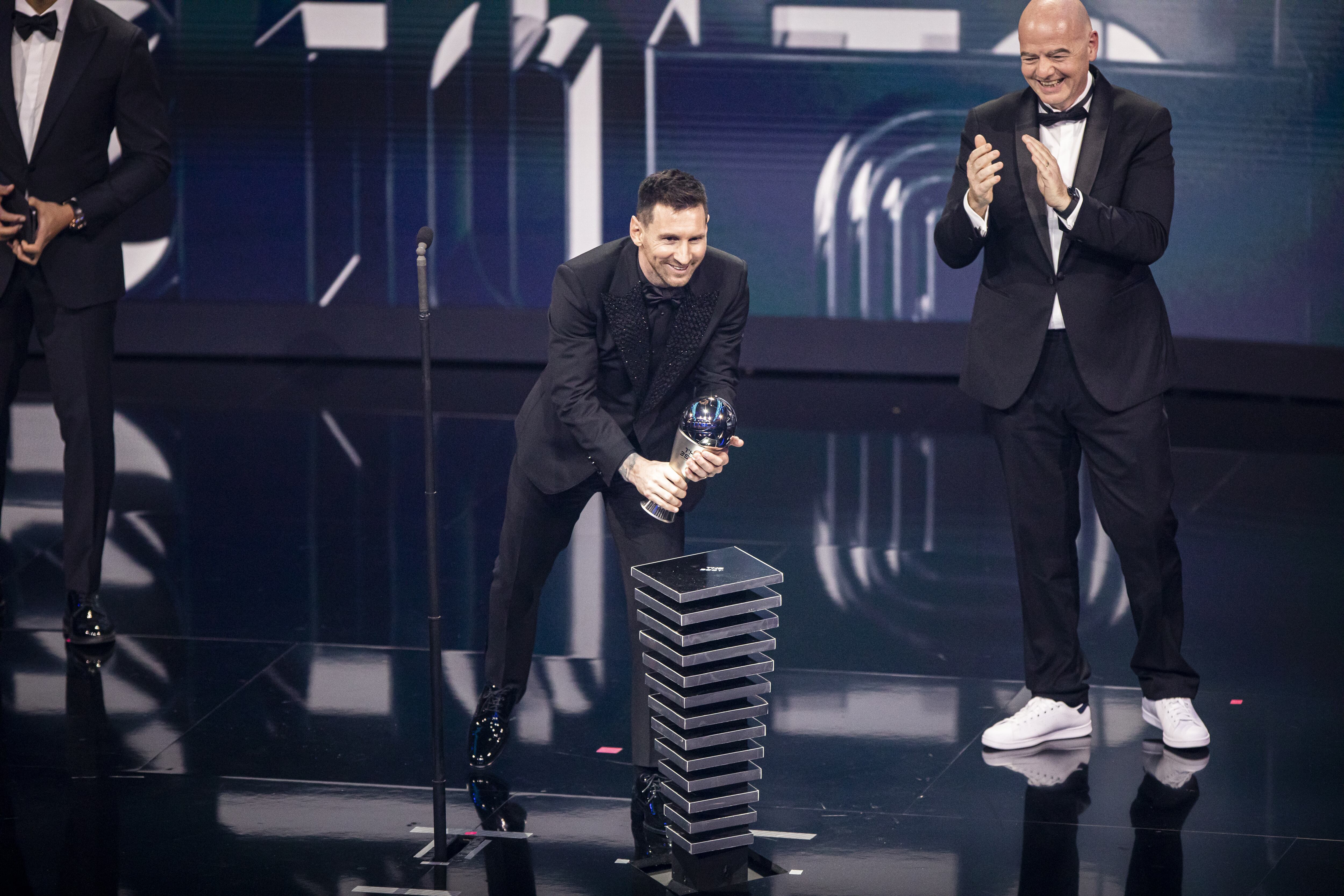 Lionel Messi ganó el Premio The Best. (Photo by Sathiri Kelpa/Anadolu Agency via Getty Images)