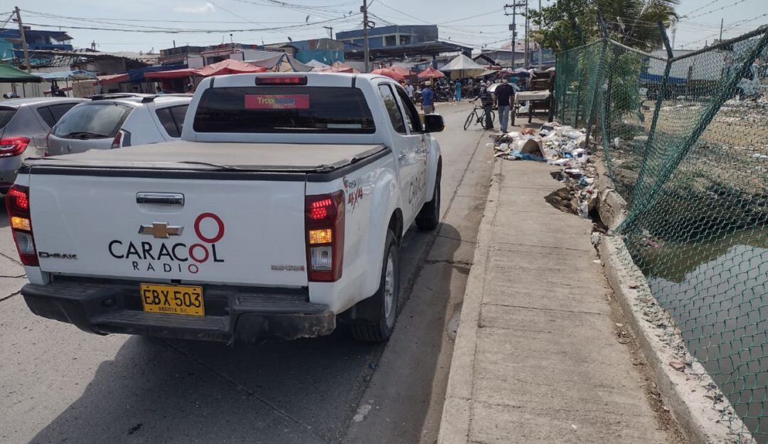 Vecinos del mercado de Bazurto en Cartagena pidieron obras al distrito