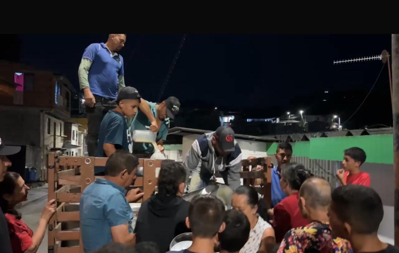 Pantallazo de video donación de leche en Aránzazu