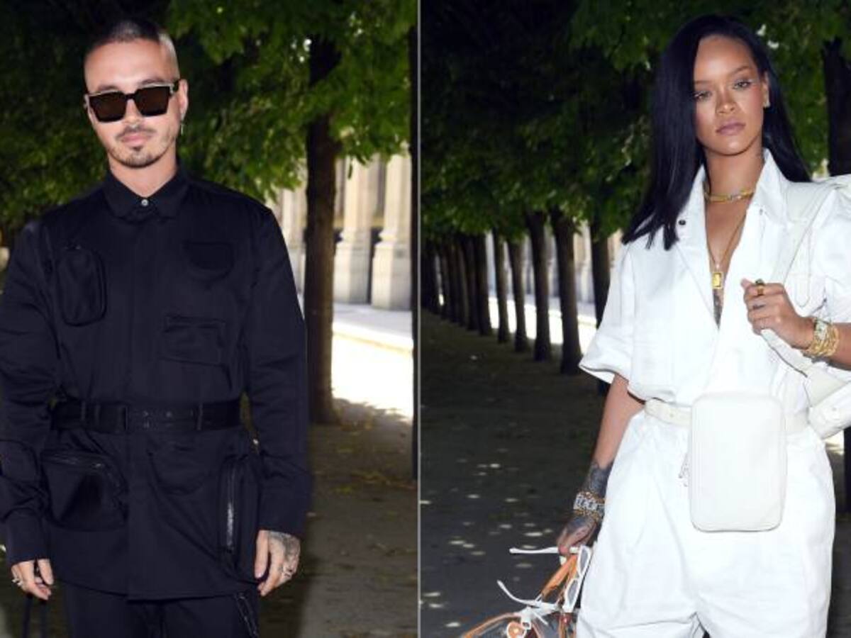 El inesperado encuentro entre Rihanna y J Balvin