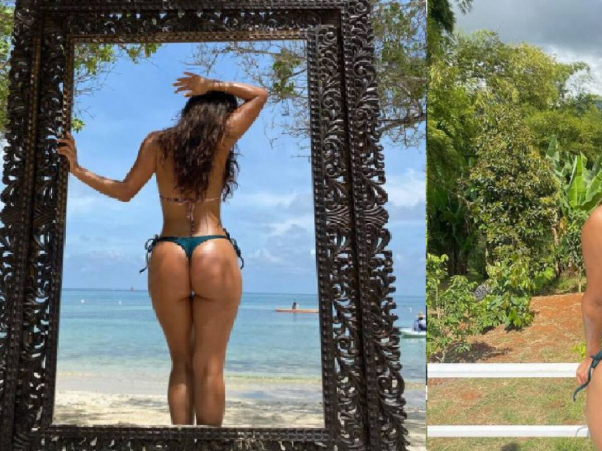 Empezamos bien el año: Cáterin Escobar muestra sus curvas con este bikini