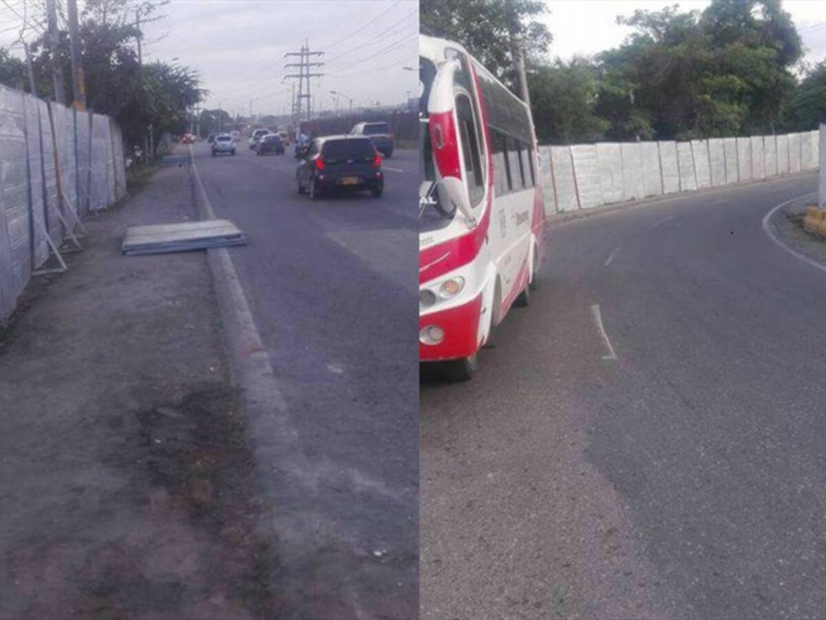 Habitantes de barrio en Cartagena denuncian que los quieren ocultar de la vista del papa