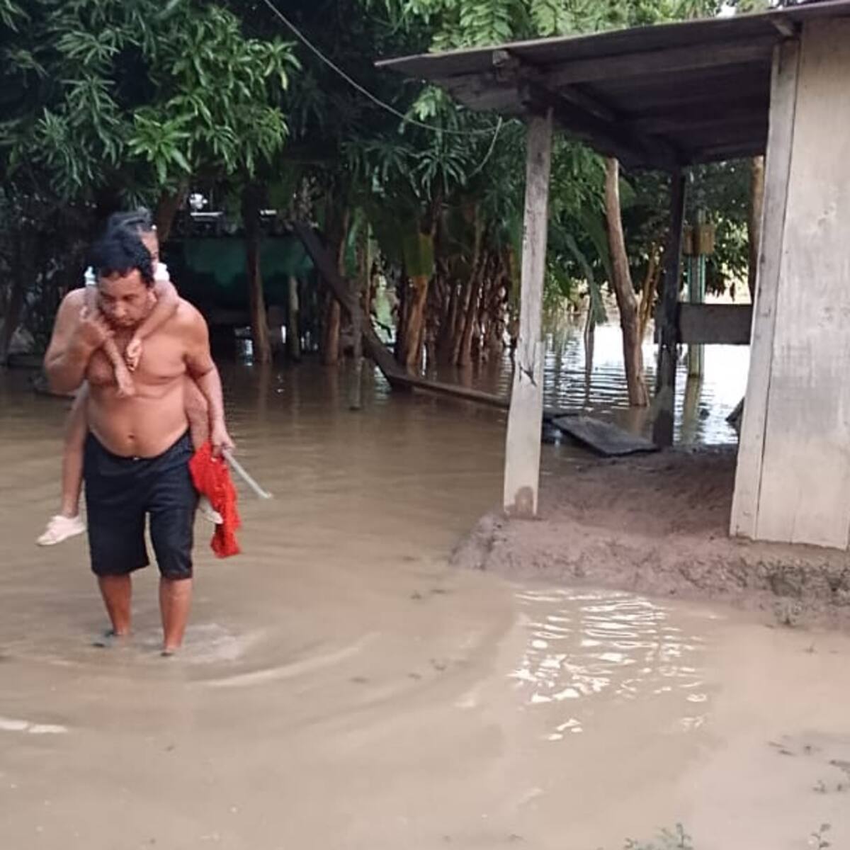 Campesinos de Sabana de Torres claman ayuda tras inundaciones por el río Lebrija