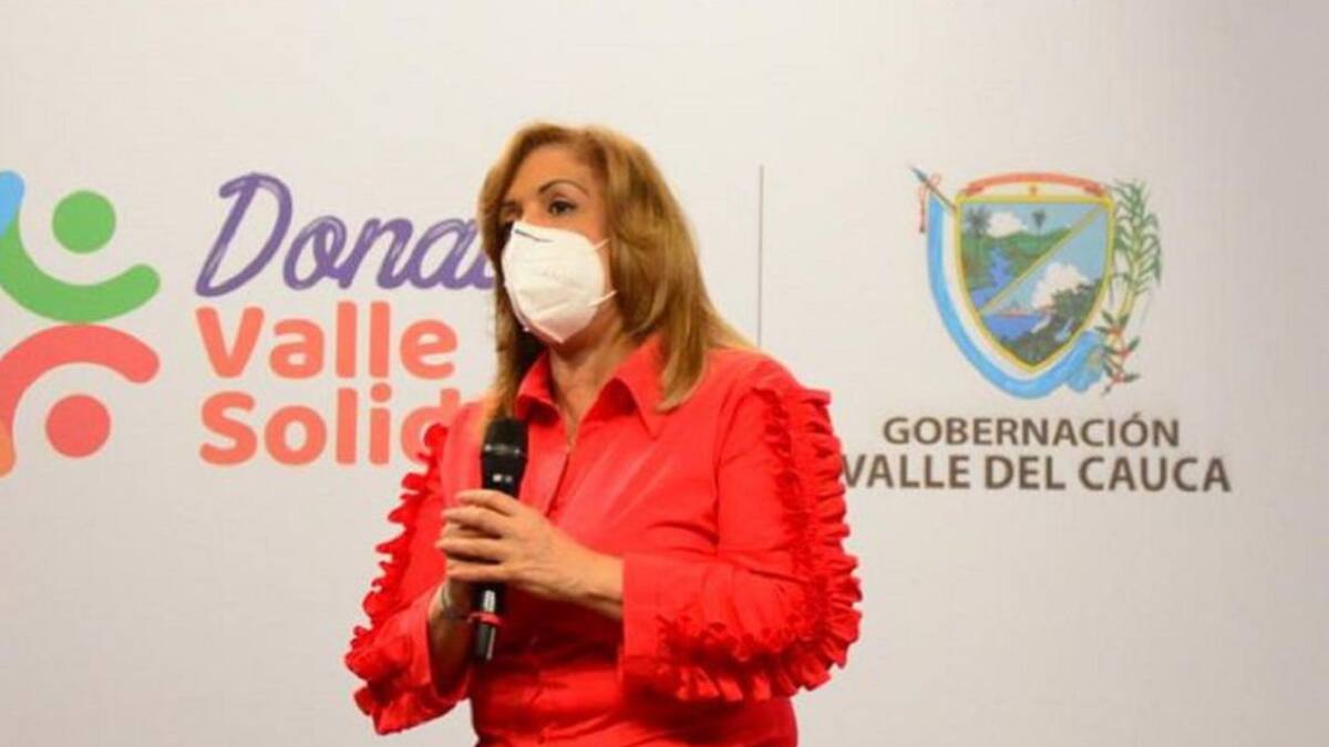 Gobernadora del Valle dió negativo para coronavirus