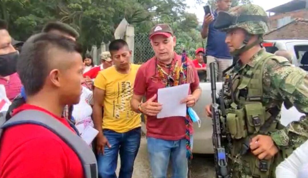 Indígenas liberaron a hombre capturado en combates