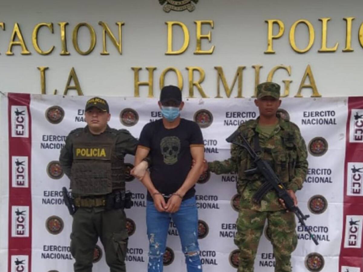 Capturado presunto integrante de la Estructura 48 en Putumayo