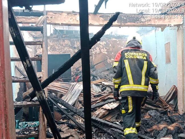 Incendio arrasó varias viviendas en Tumaco
