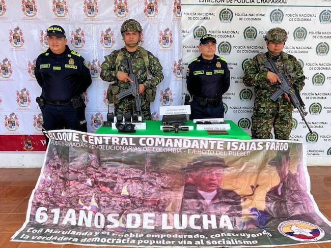 Autoridades ubican depósito de guerra de las disidencias de ‘Iván Mordisco’ en el Tolima