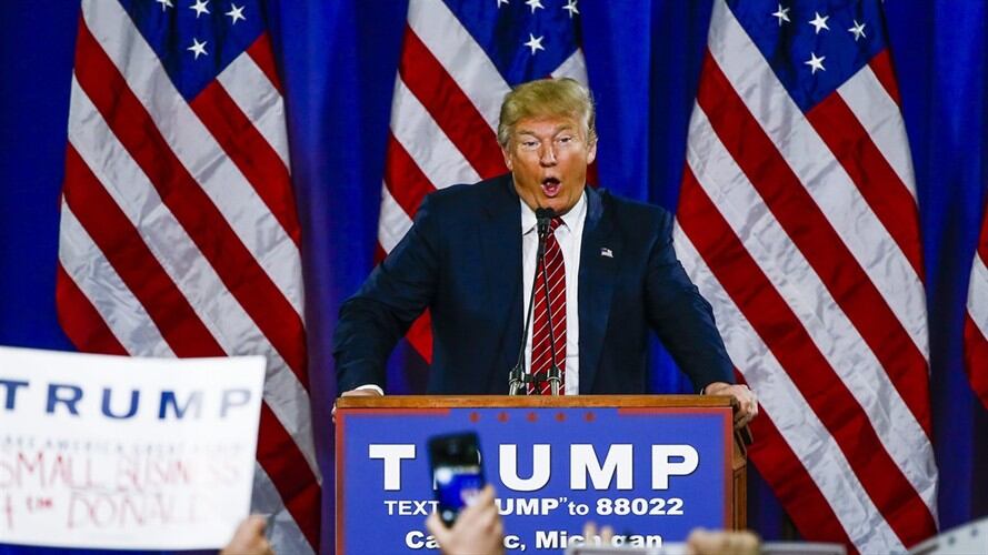 Donald Trump, candidato a la presidencia de EE.U. por el Partido Republicano. Foto: Agencia EFE