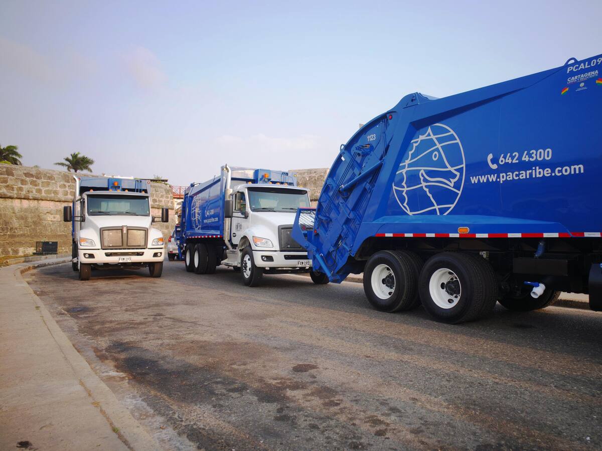Cartagena cuenta con cuatro nuevos vehículos ecoamigables para el servicio de aseo