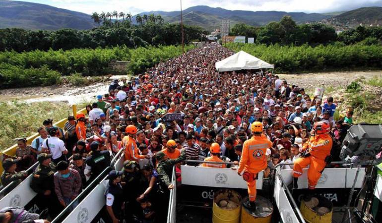 Puente internacional Simón Bolívar.