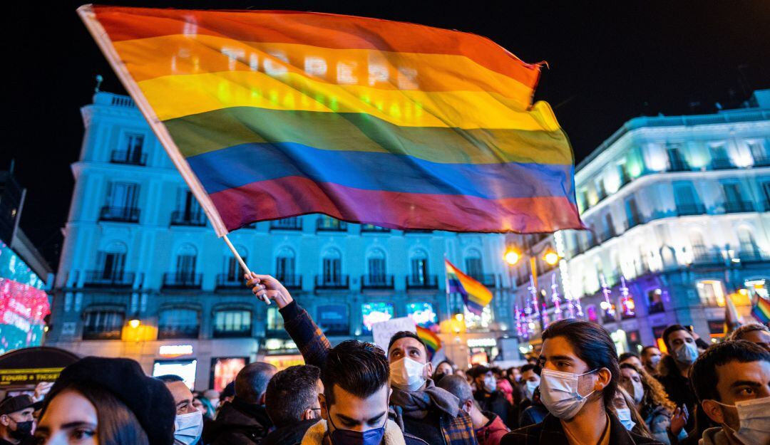 Manifestación de la comunidad LGBT en España