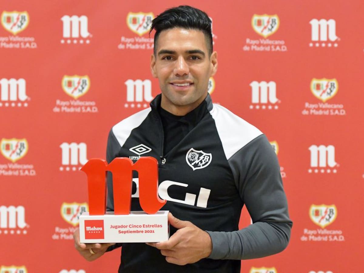 Falcao, agradecido con hinchas del Rayo: "Espero seguir dándoles alegrías"