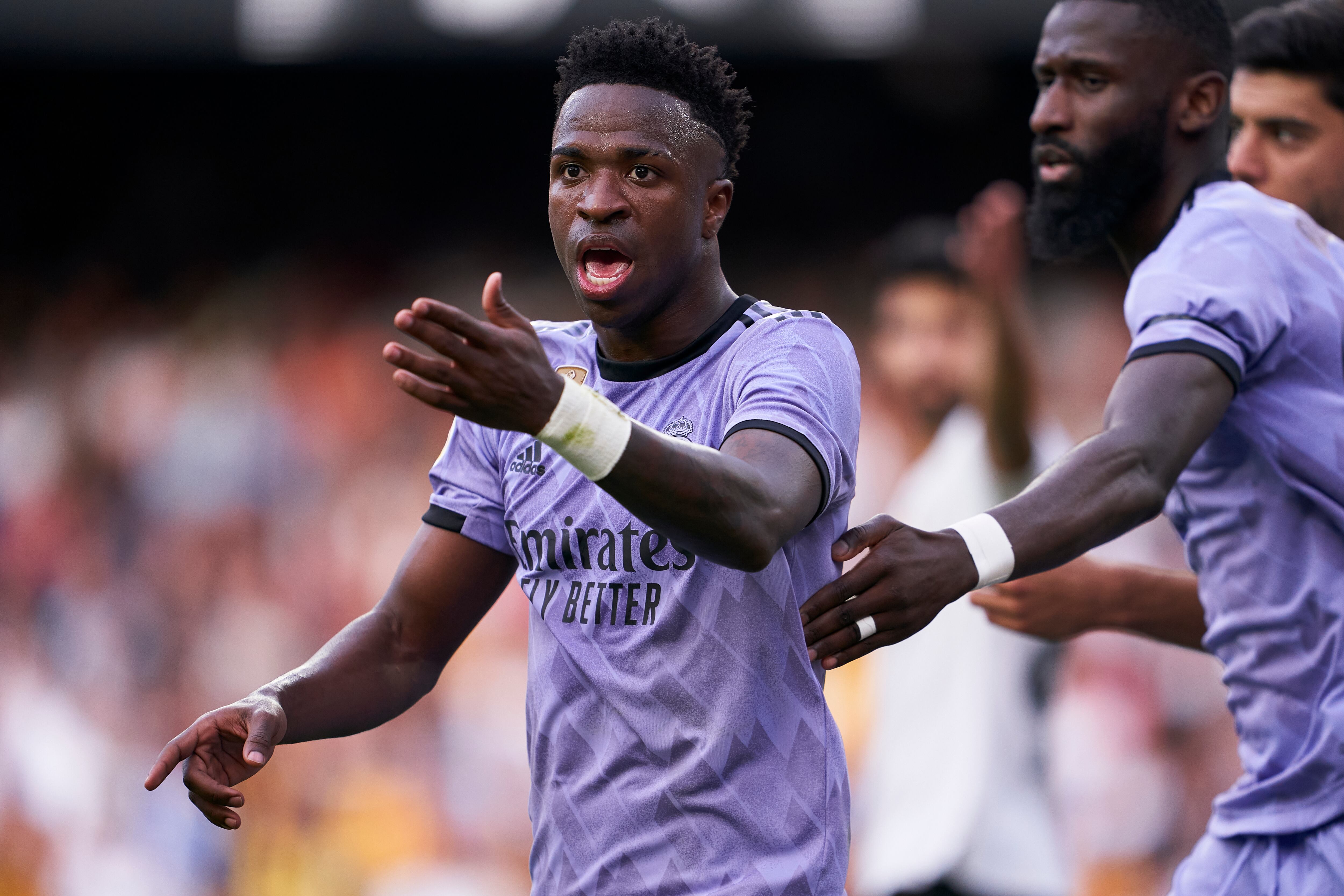 Vinicius Jr, delantero del Real Madrid. (Photo by Mateo Villalba/Quality Sport Images/Getty Images)