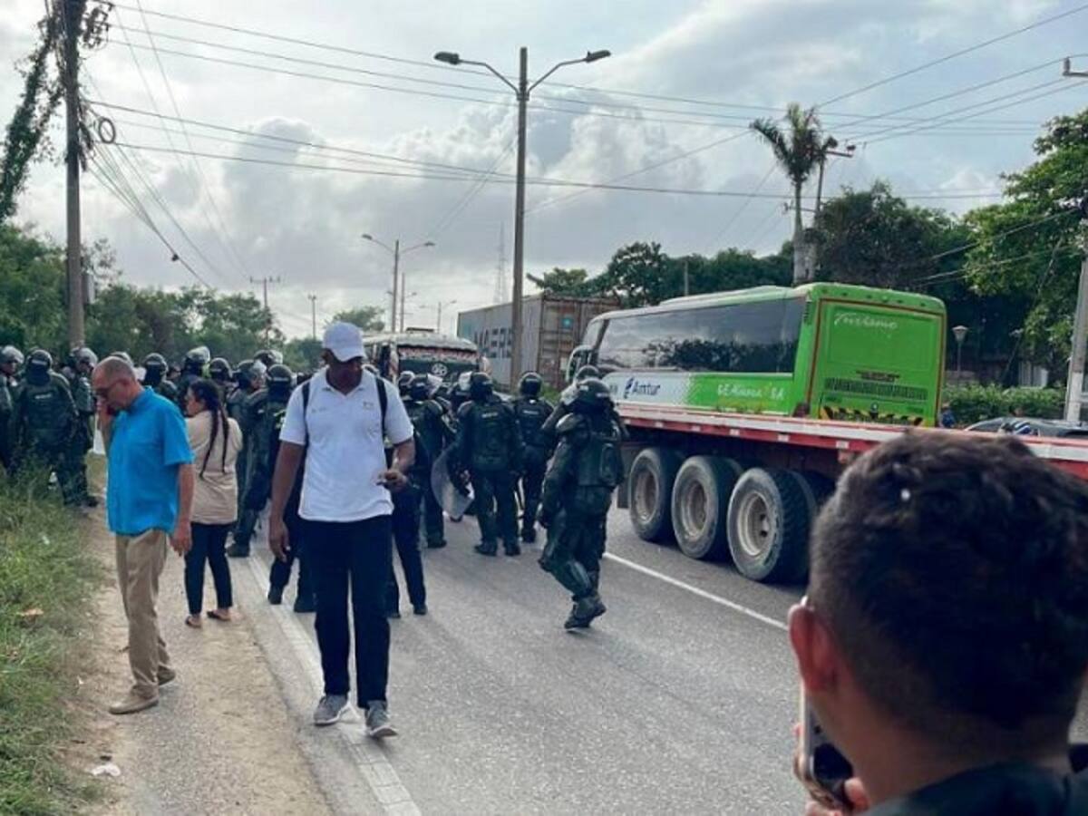 Disturbios en Cartagena por intento de invasión en lote de mayor avalúo de la SAE