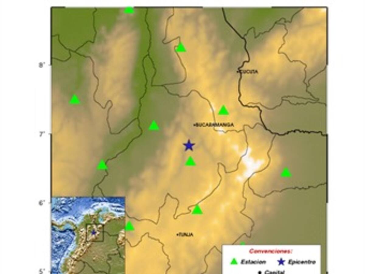 Este domingo tembló nuevamente en Santander
