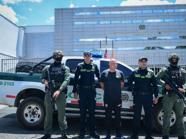 Capturado por narcotráfico de Colombia hacia Europa. Foto: Policía Meval.