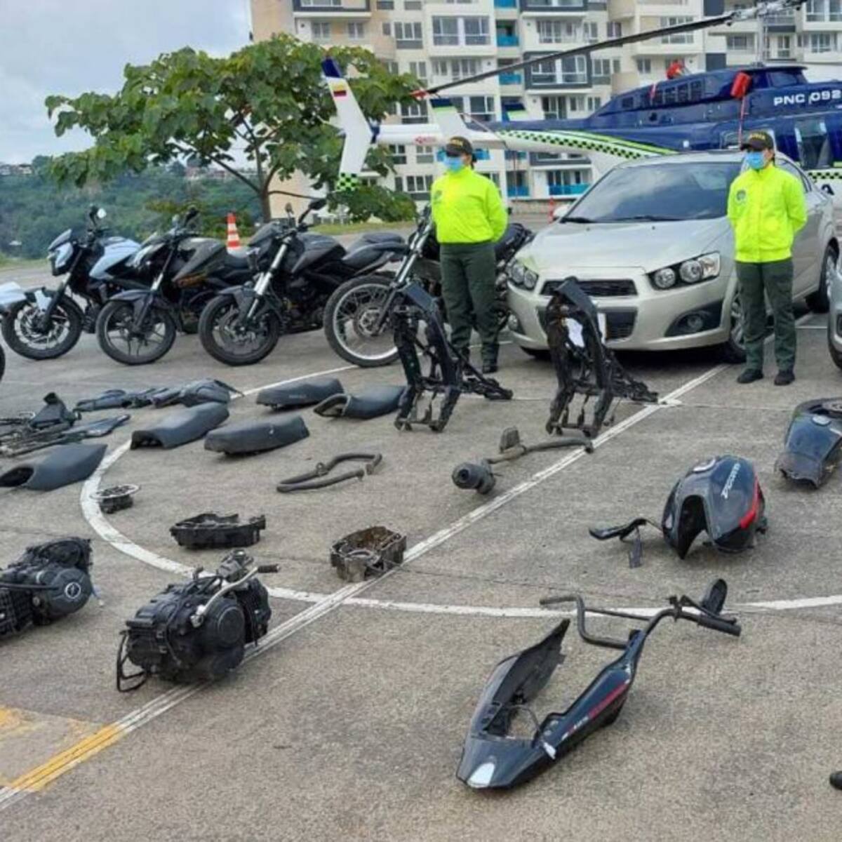 Autoridades recuperaron vehículos hurtados en varios barrios de Pereira