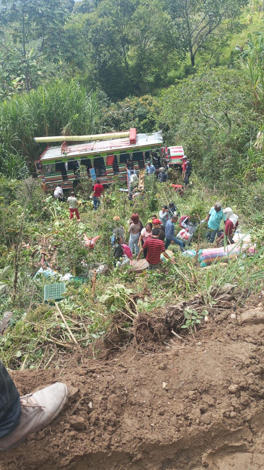 Accidente vial en vías del Huila.
