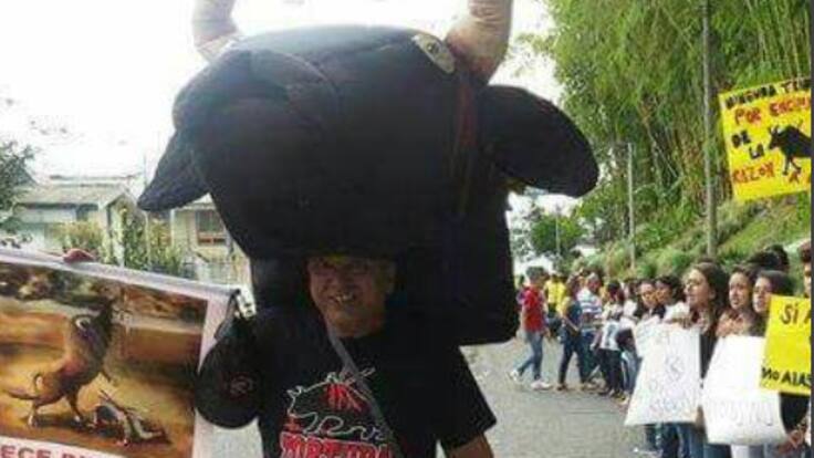 Gonzalo Osorio, líder animalista de Armenia