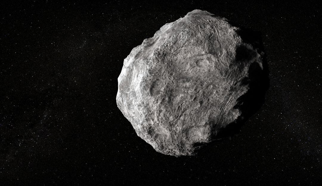 Imagen de referencia de un asteroide