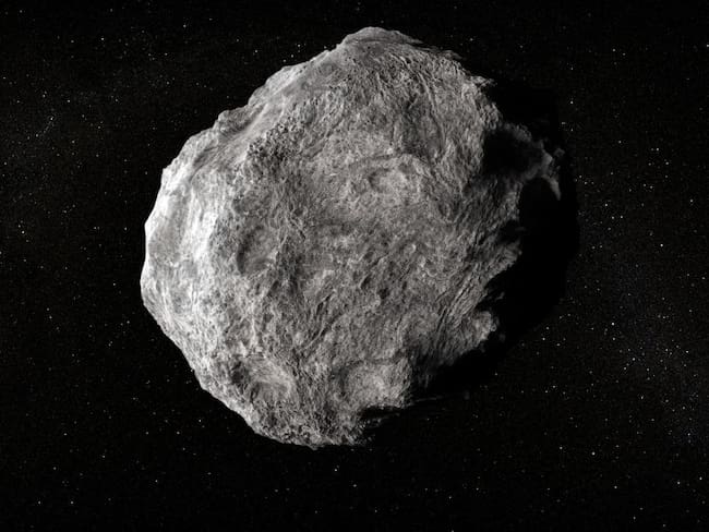 Imagen de referencia de un asteroide