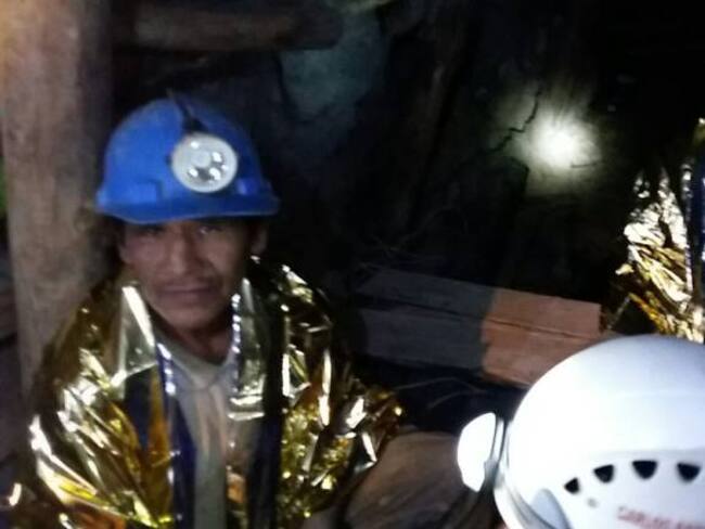 Sanos y salvos fueron rescatados los 2 mineros atrapados en un socavón de Sogamoso, Boyacá