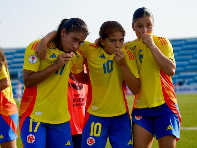 Selección Colombia en el Sudamericano Sub-20 - Tomada de: @FCFSeleccionCol.