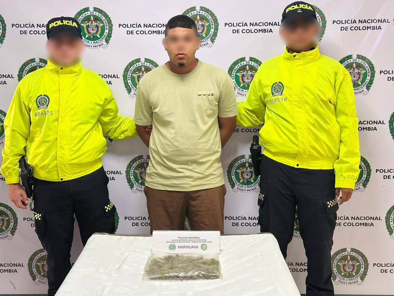 Capturado alias Nestico. // Policía Metropolitana de Cartagena